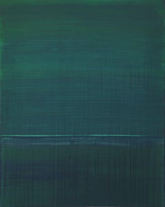 Verde scuro, Pittura, Acrilico su tela