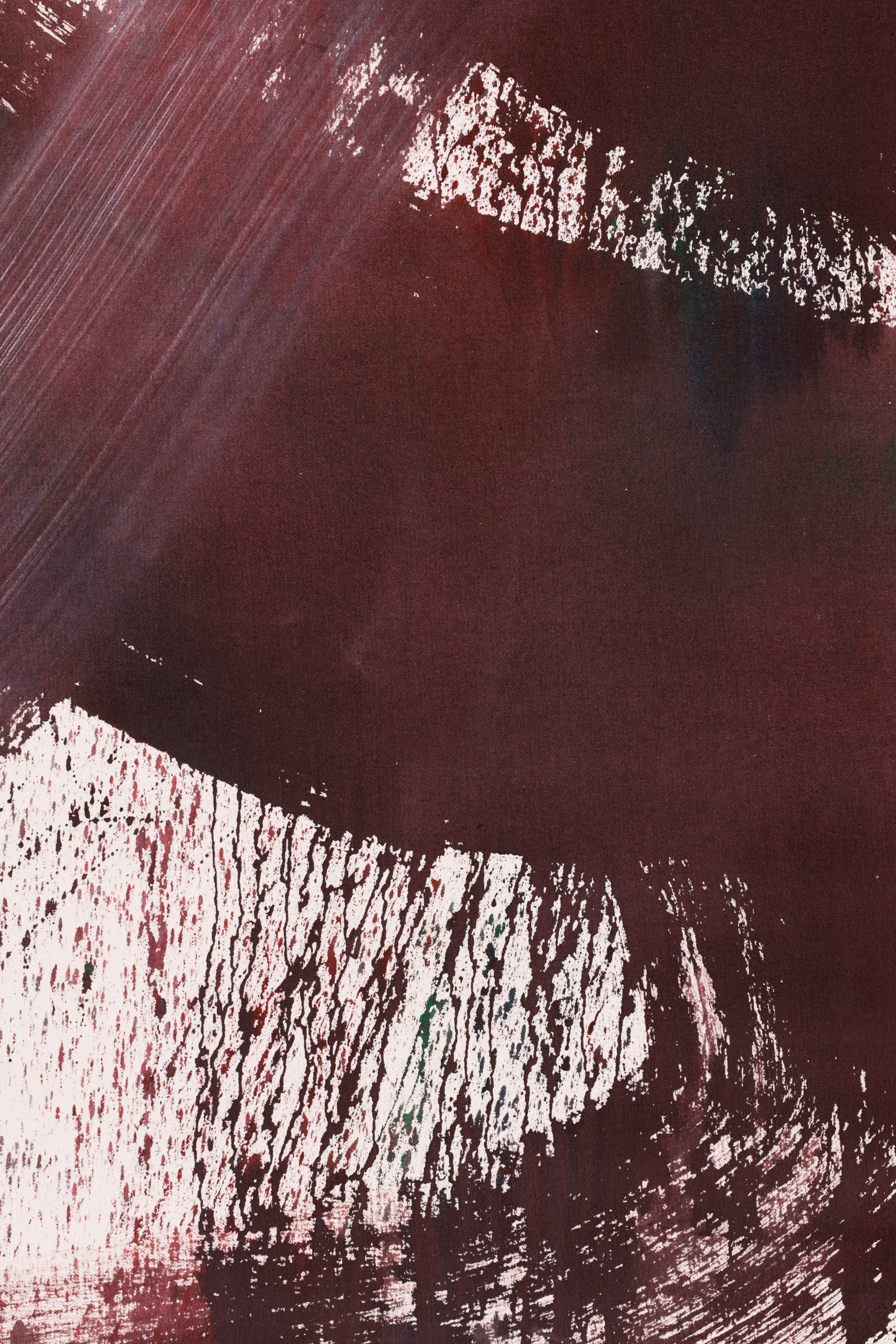 Sono stato veloce per così tanto tempo che non so chi sono, Pittura, Acrilico su tela - Painting Astratto di Simon Findlay