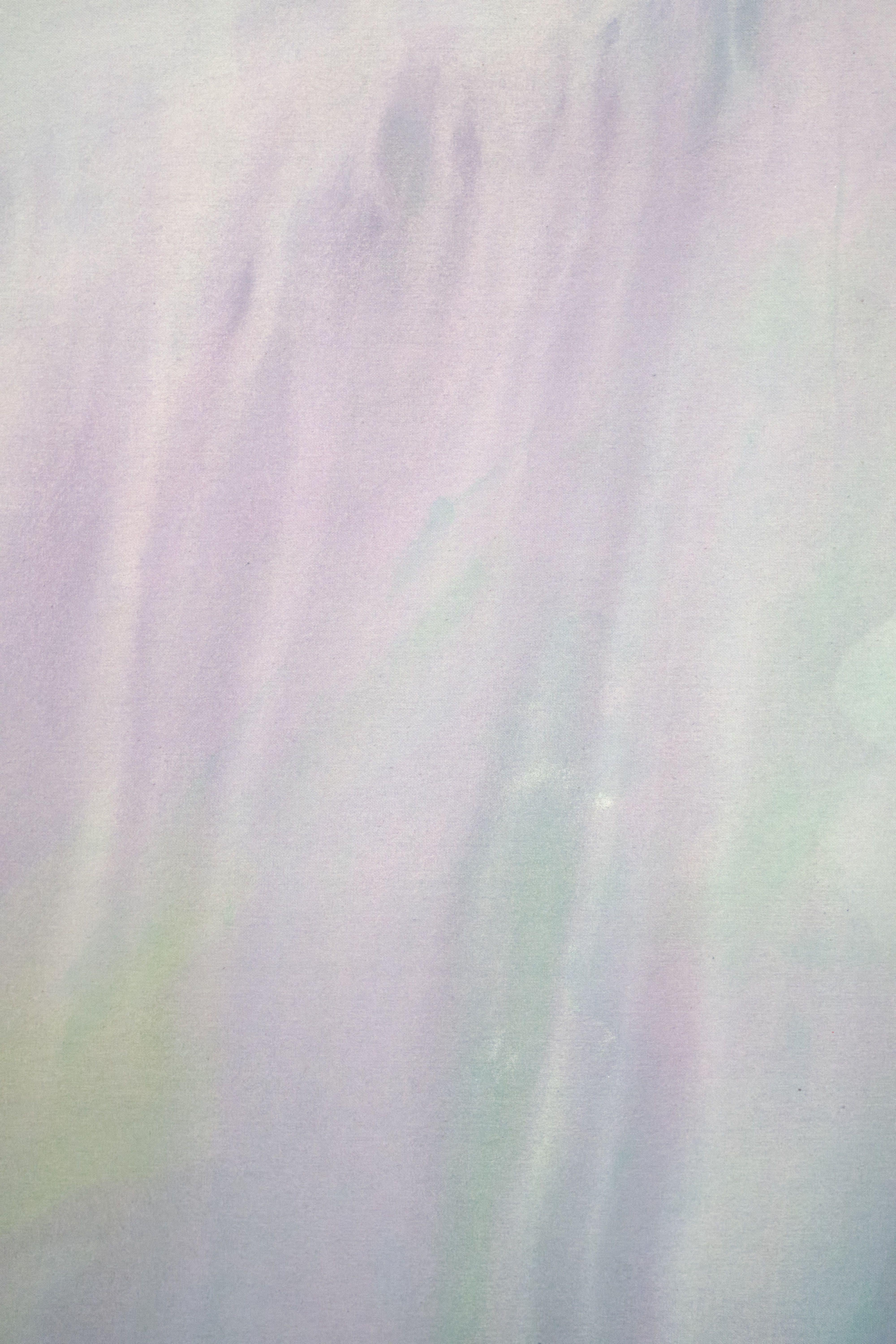 Vine lavande, peinture, acrylique sur toile - Painting de Simon Findlay