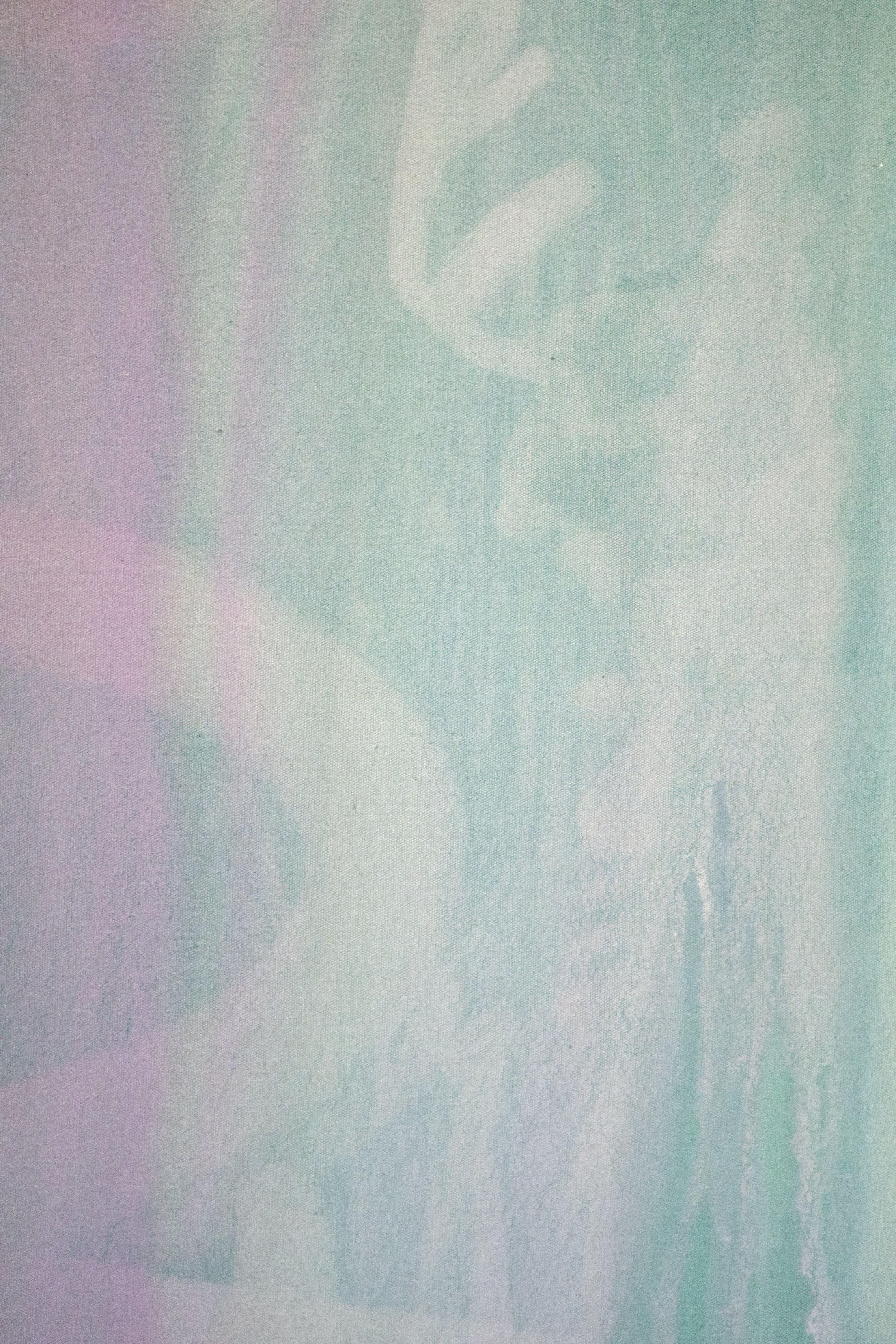 Lavender Vine, Painting, Acrylic on Canvas 2