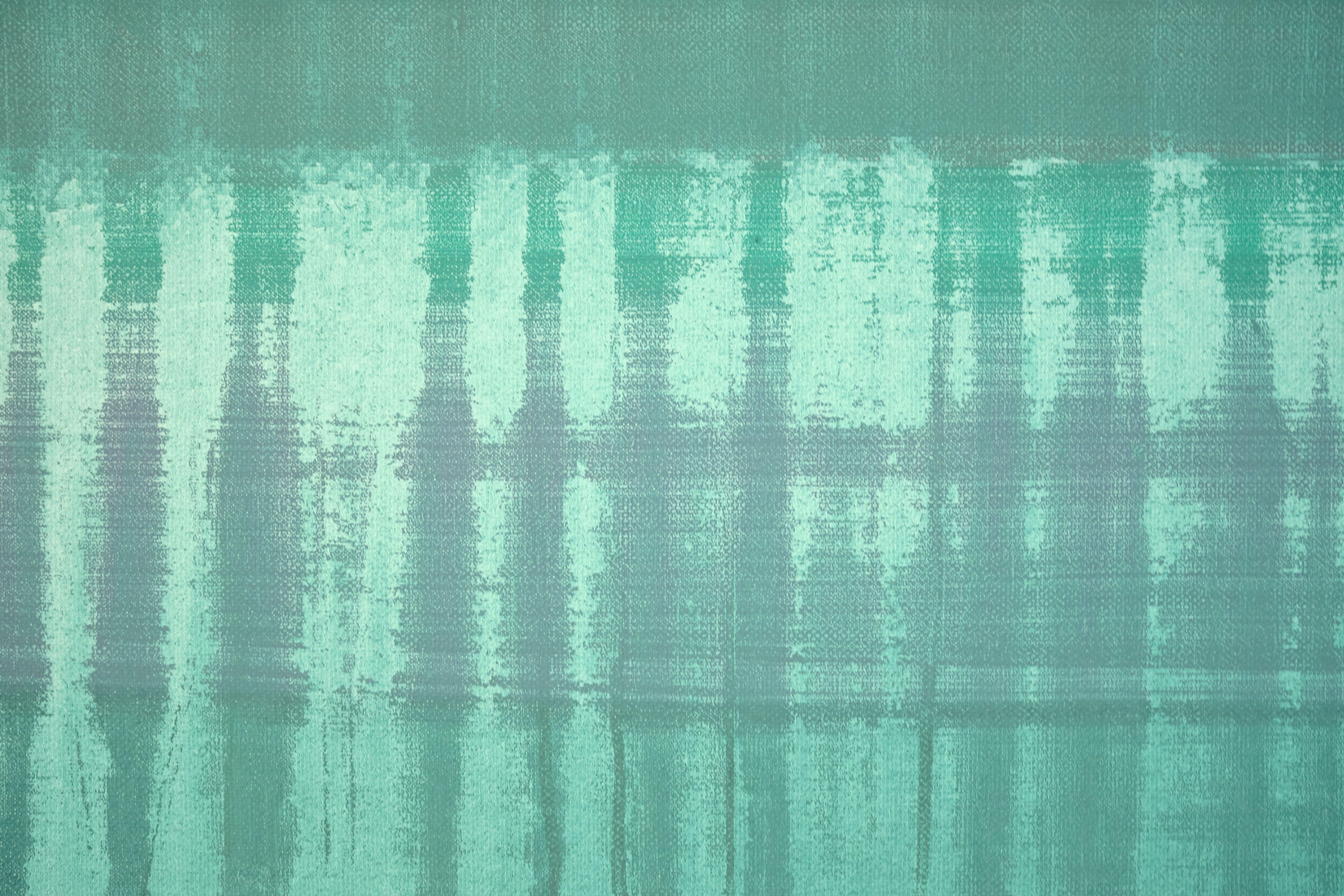 Misty Green, Painting, Acrylic on Canvas For Sale 2