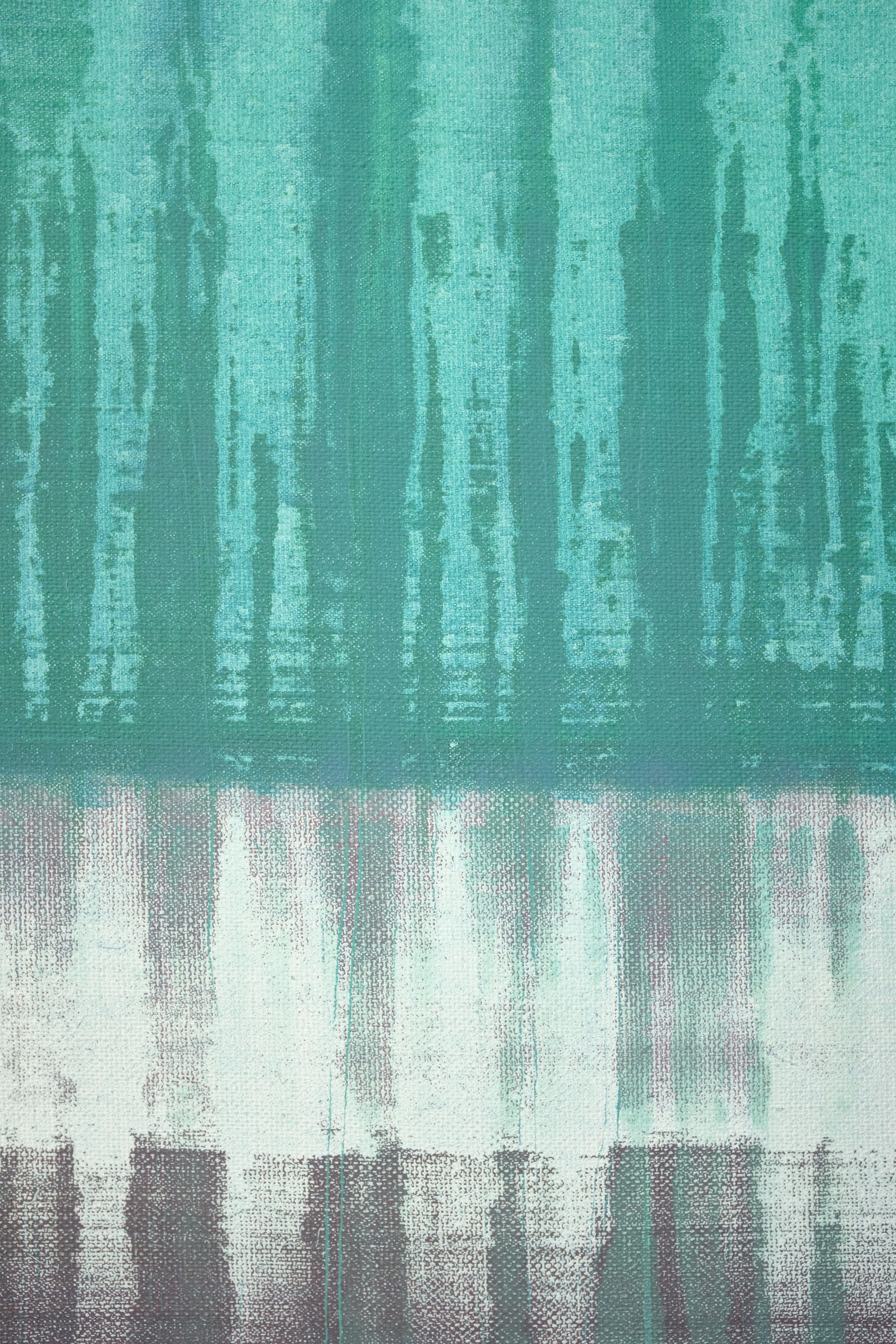 Misty Green, Painting, Acrylic on Canvas For Sale 3
