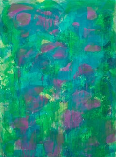 Bergblumen, Gemälde, Acryl auf Leinwand