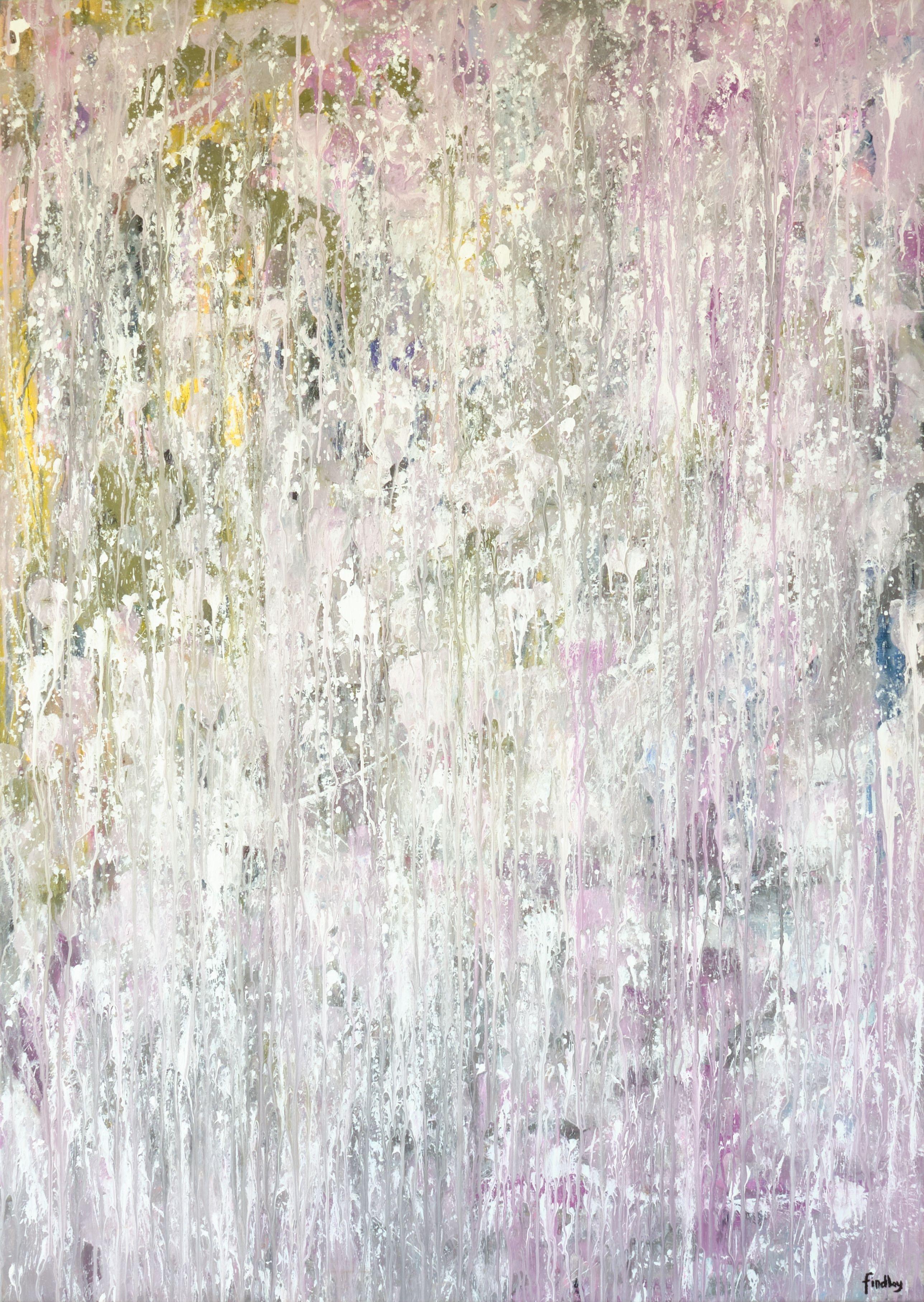 acrylic rainy day painting