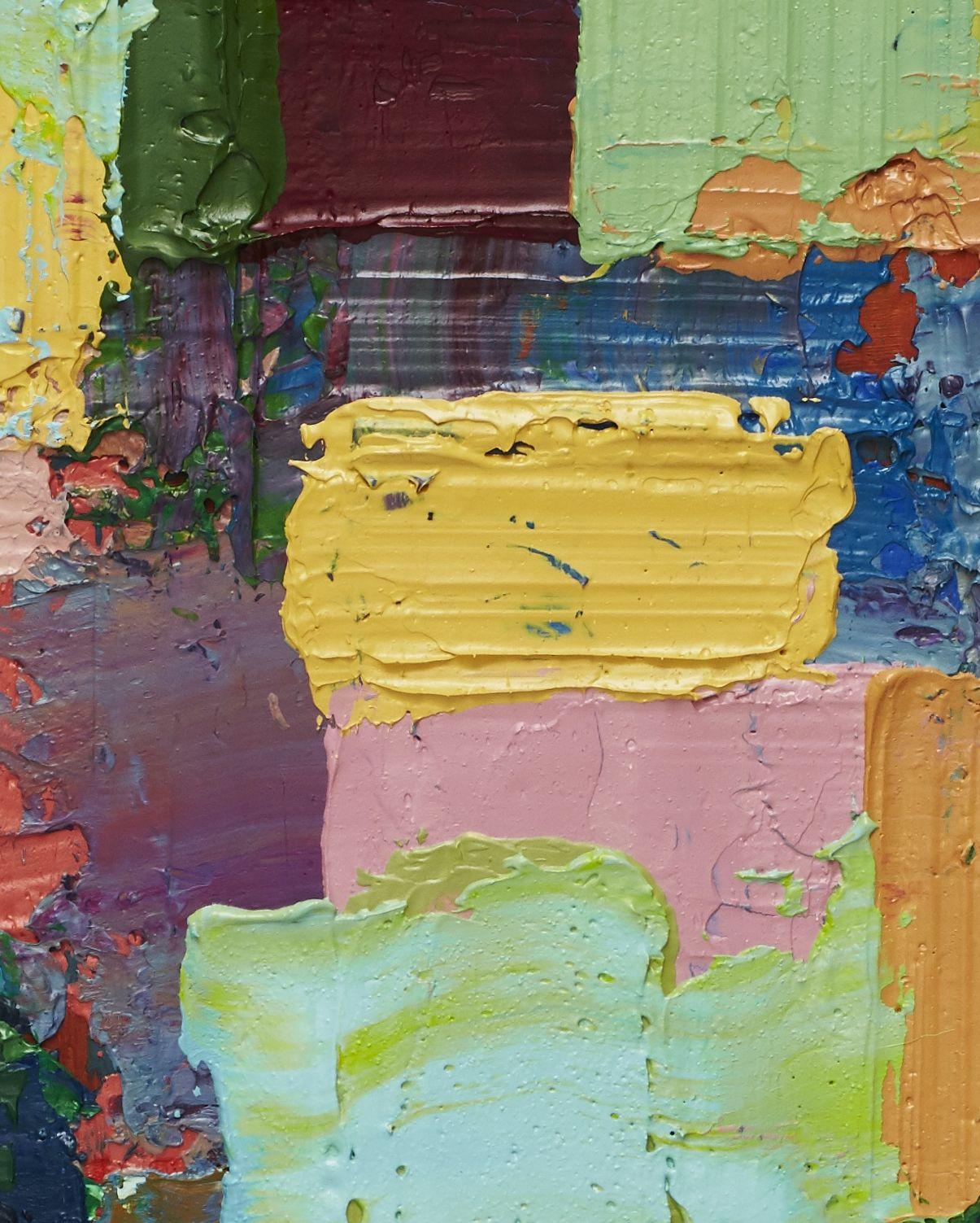 Rettangoli 4, Pittura, Olio su tela - Painting di Simon Findlay