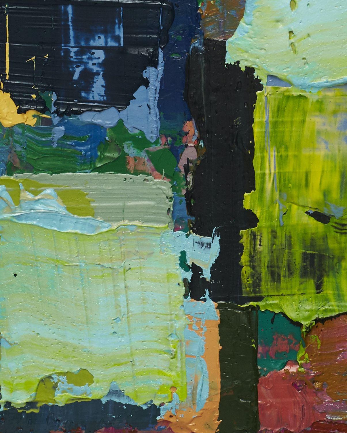 Rettangoli 4, Pittura, Olio su tela - Painting Astratto di Simon Findlay