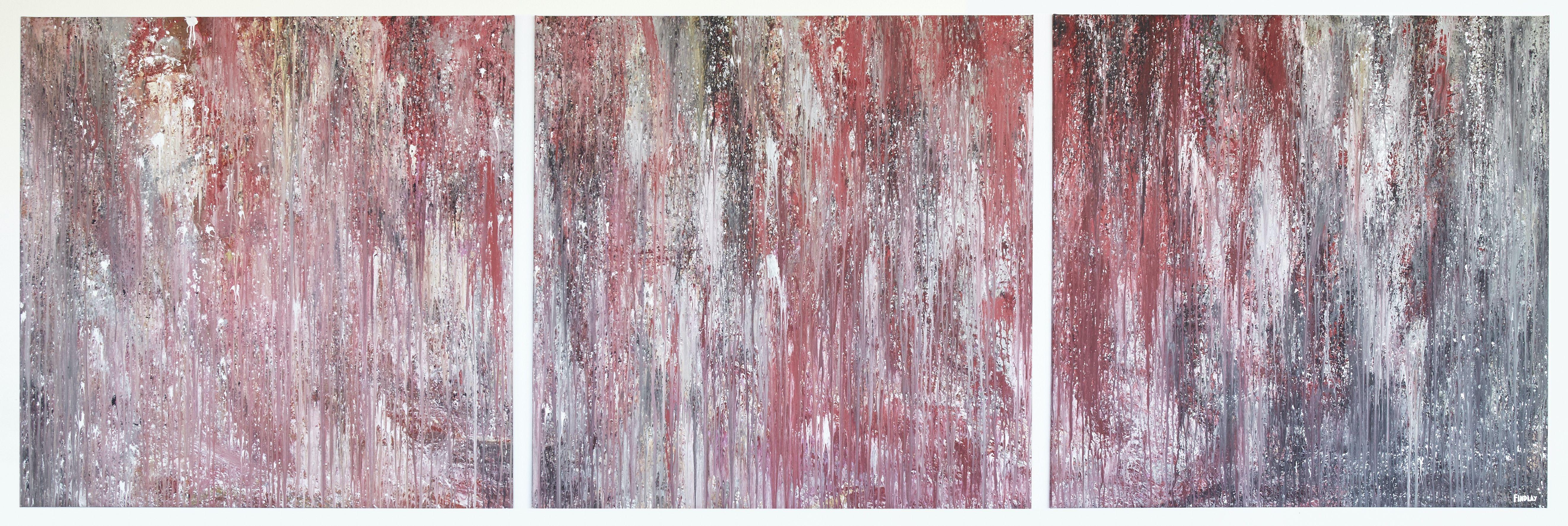 Simon Findlay Abstract Painting - Red, Painting, Acrylic on Canvas