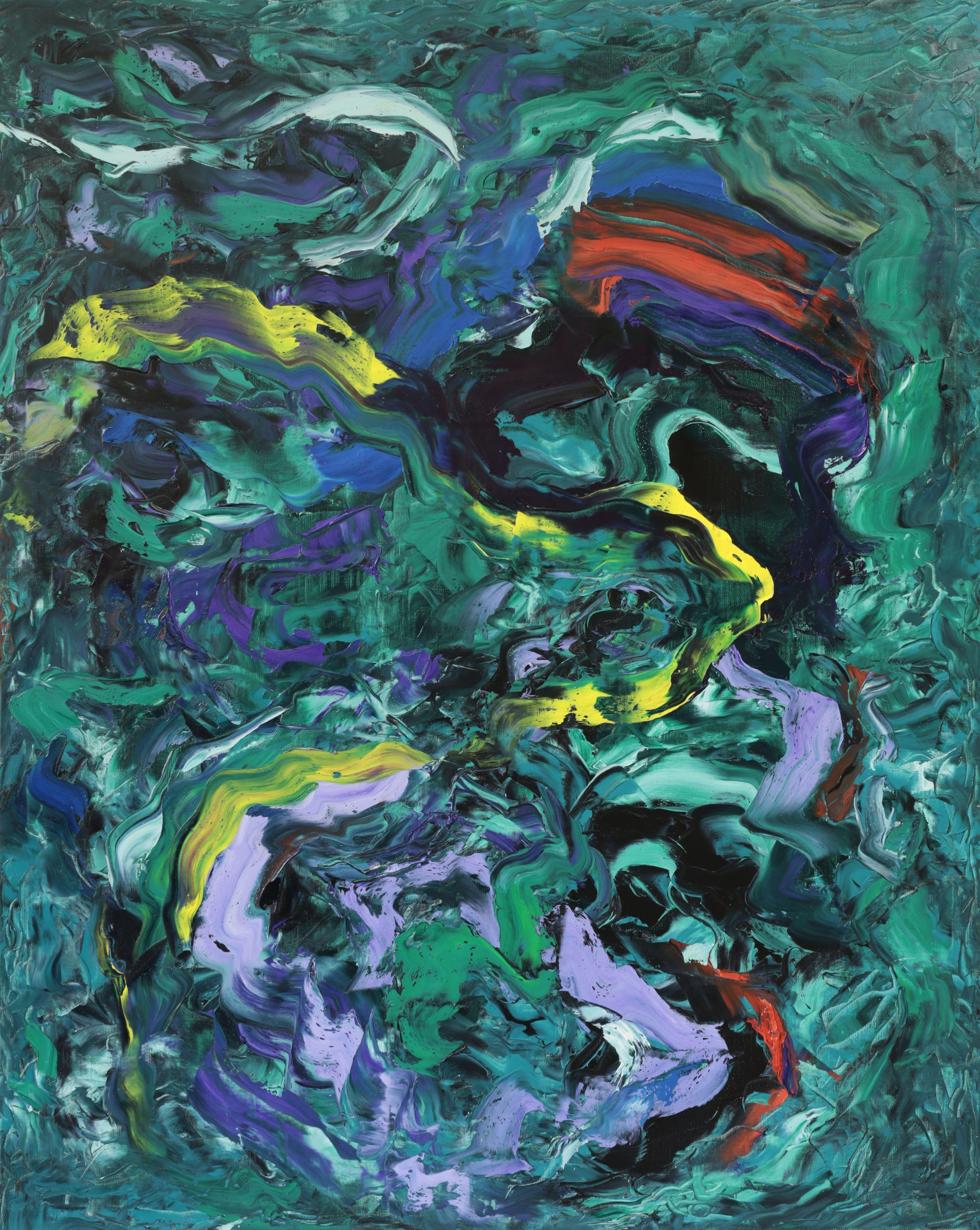The Chaos Of The Soul And The Physical Destruction, Painting, Oil on Canvas