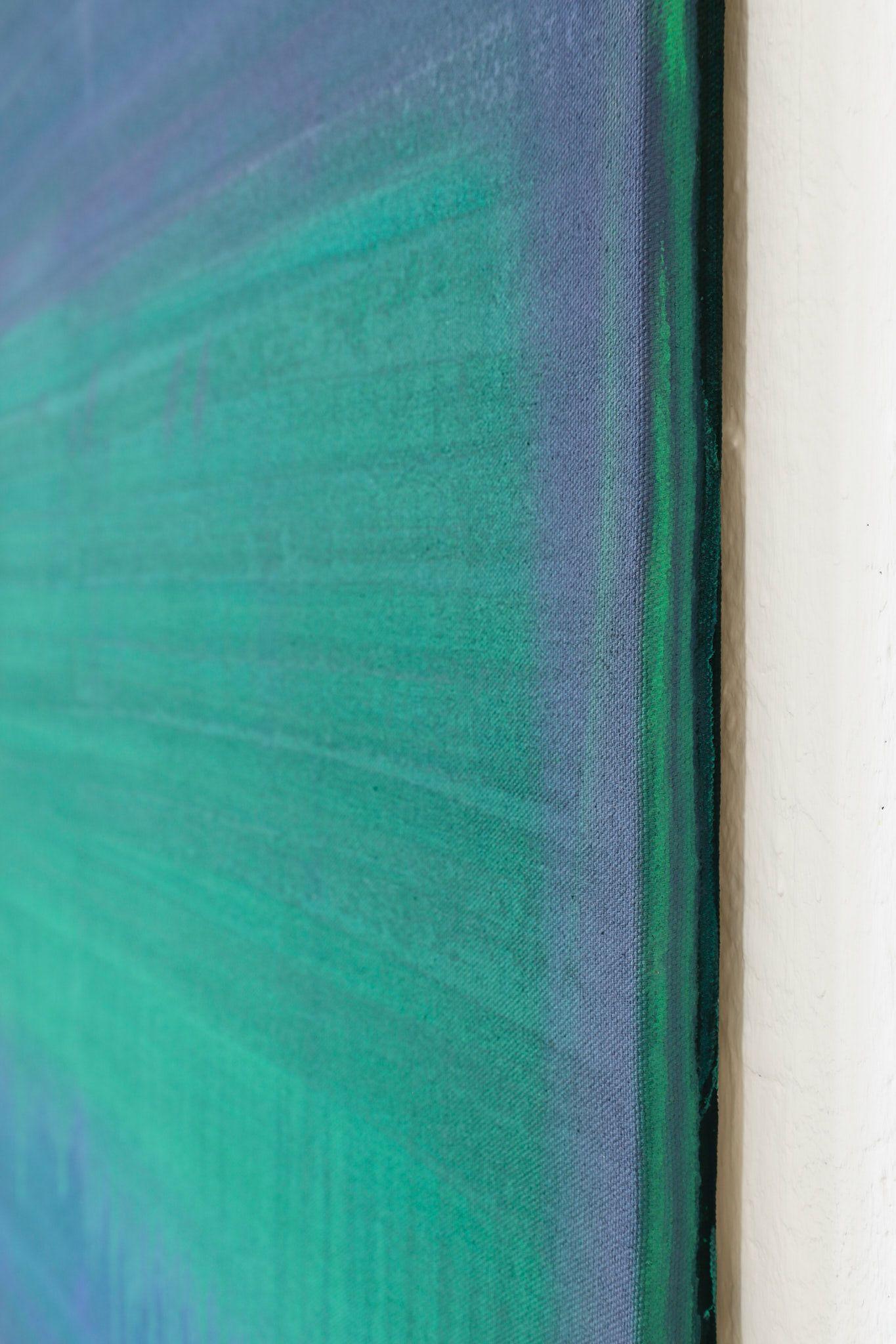 Chi siamo oggi? Chi guida?, Pittura, Acrilico su tela - Painting Astratto di Simon Findlay