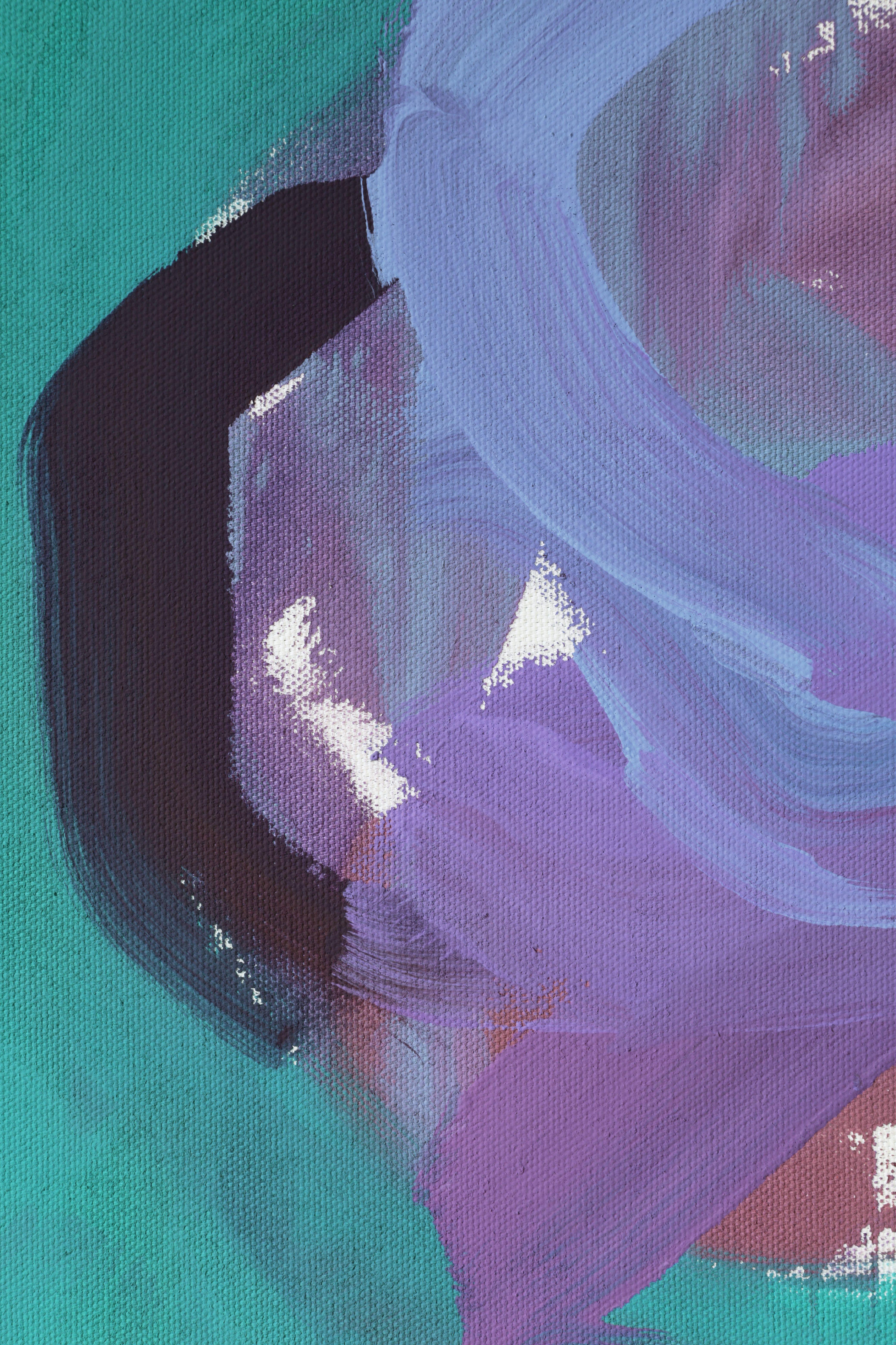 Yesterday I Was A Rock, Today I Am A Stone, Painting, Acrylic on Canvas For Sale 2