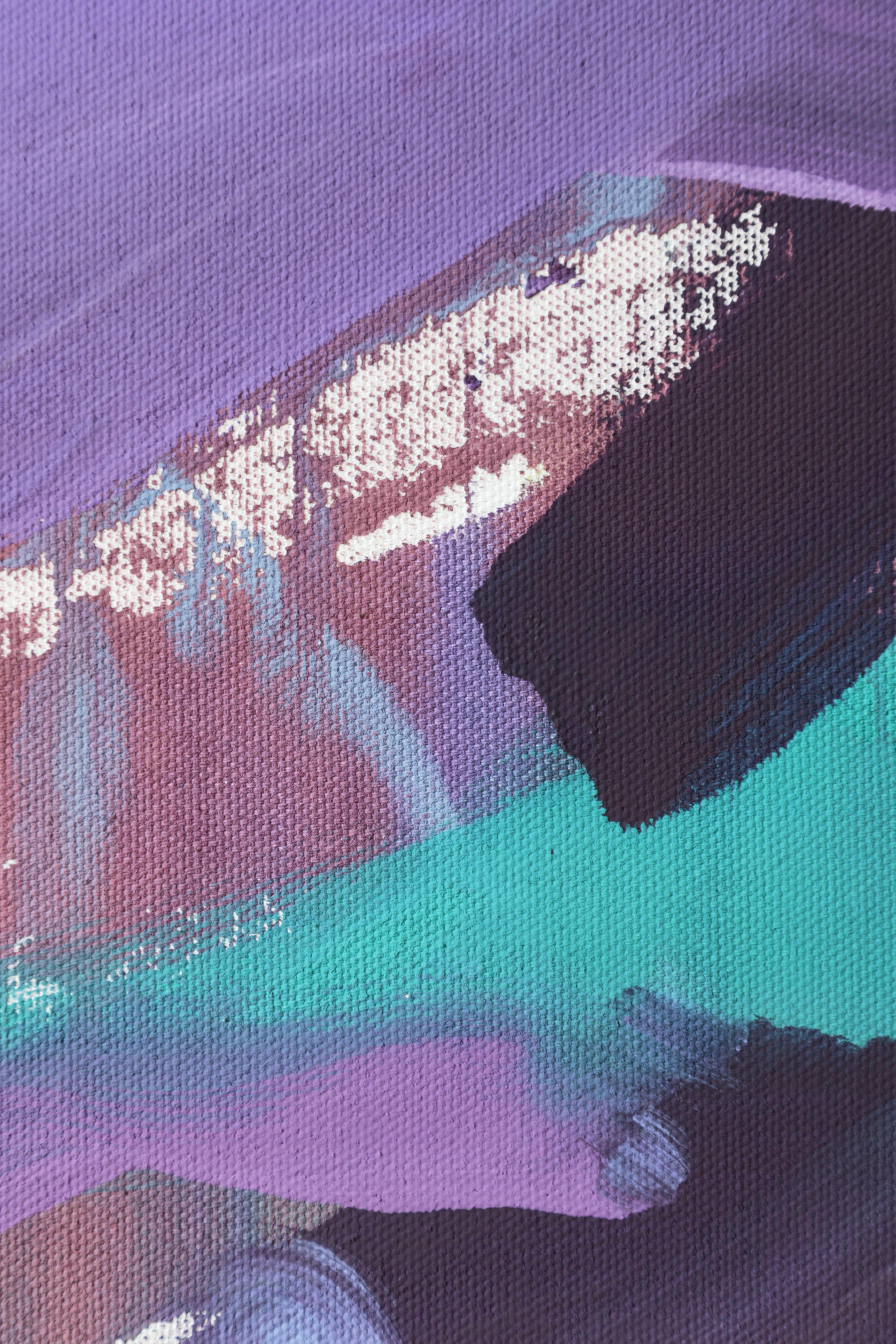 Yesterday I Was A Rock, Today I Am A Stone, Painting, Acrylic on Canvas For Sale 3