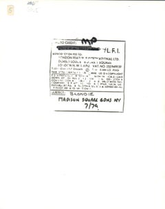 Blondie in Action Vintage Original Photograph