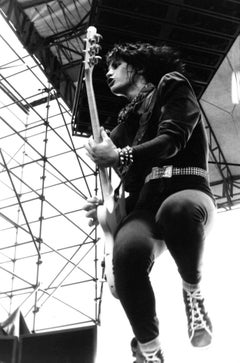 Joan Jett Jumping on Stage Vintage Original Photograph