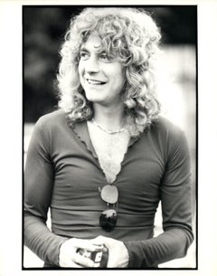 Robert Plant Backstage at the Knebworth Festival Vintage Original Photograph