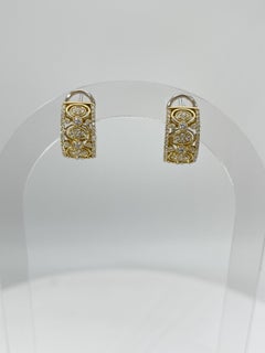Simon G 18K Yellow Gold .70 CTW Diamond Fashion Earrings