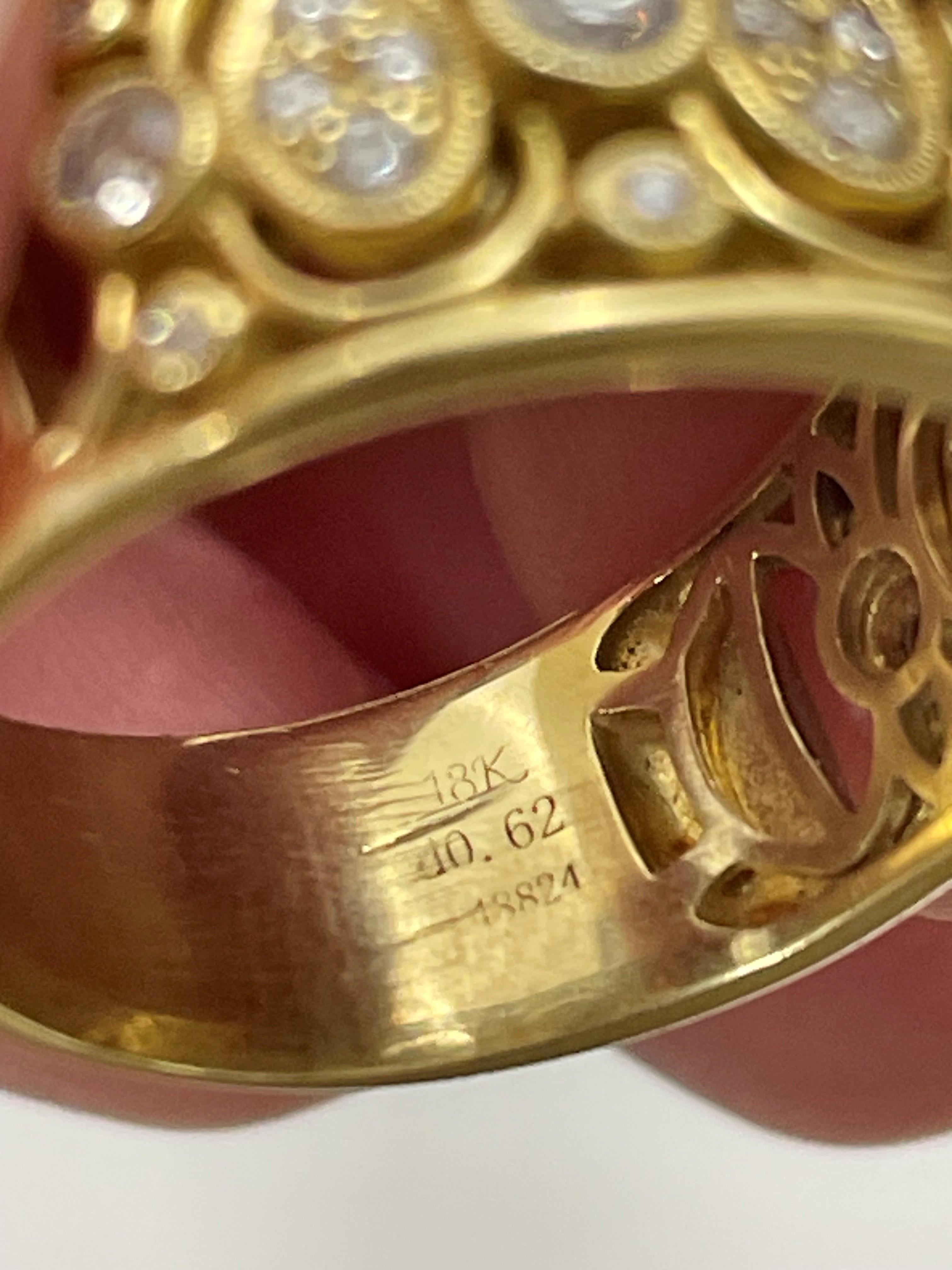 Simon G 18KY Diamantring im Angebot 1