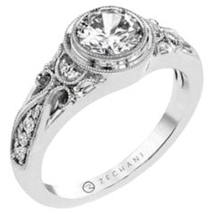 Simon G Bezel FIligree Engagement Mounting
