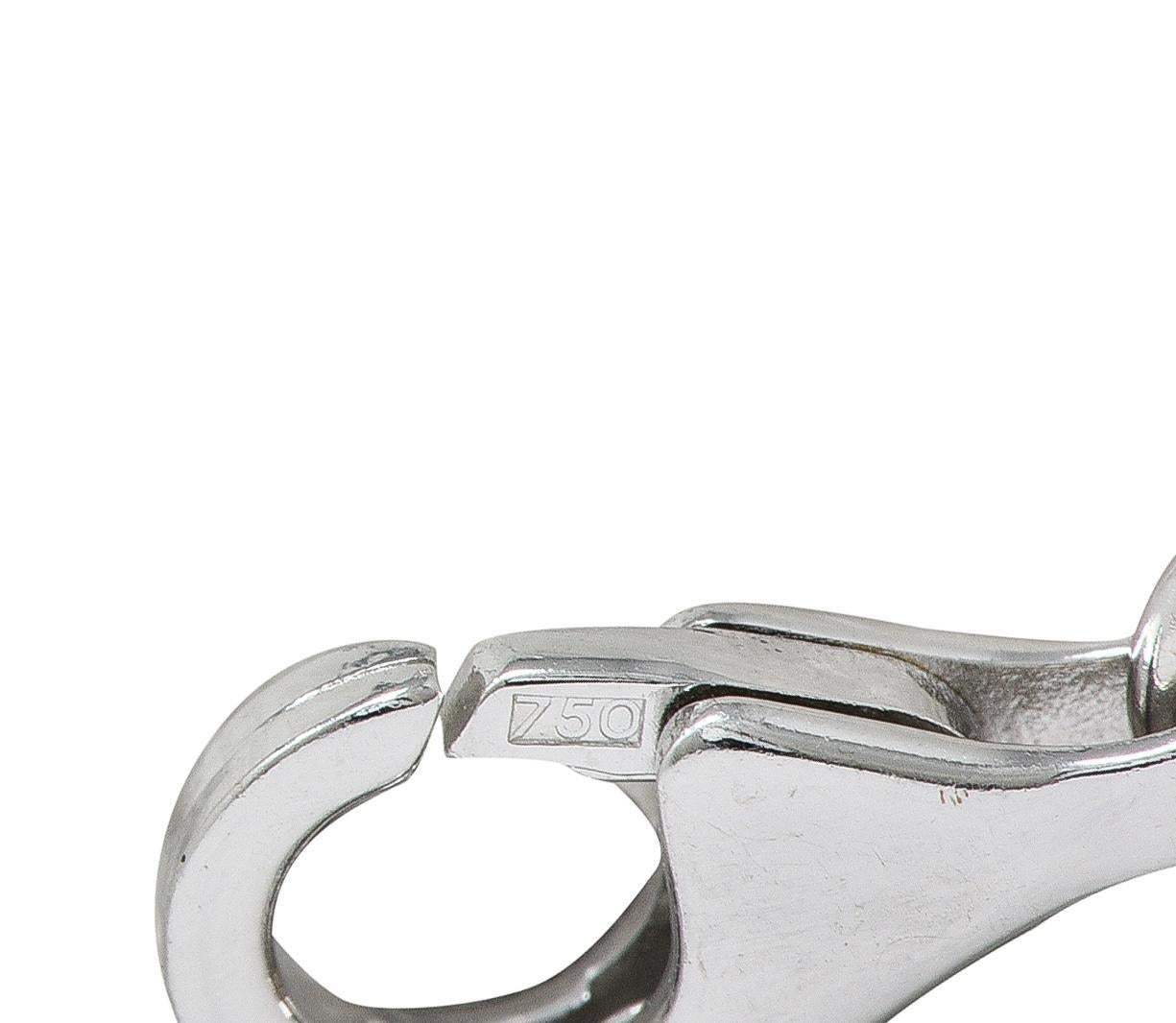 Simon G. Contemporary Diamond 18 Karat Two-Tone Gold Circle link Bracelet For Sale 2