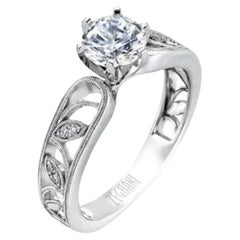 Simon G Filigree White Gold Engagement Mounting