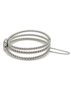 Simon G. LB2153 18K White Gold Diamond Bangle Bracelet