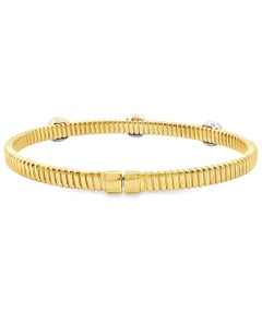 A. Simon LB2759 Bracciale in oro bicolore 18 carati con diamanti