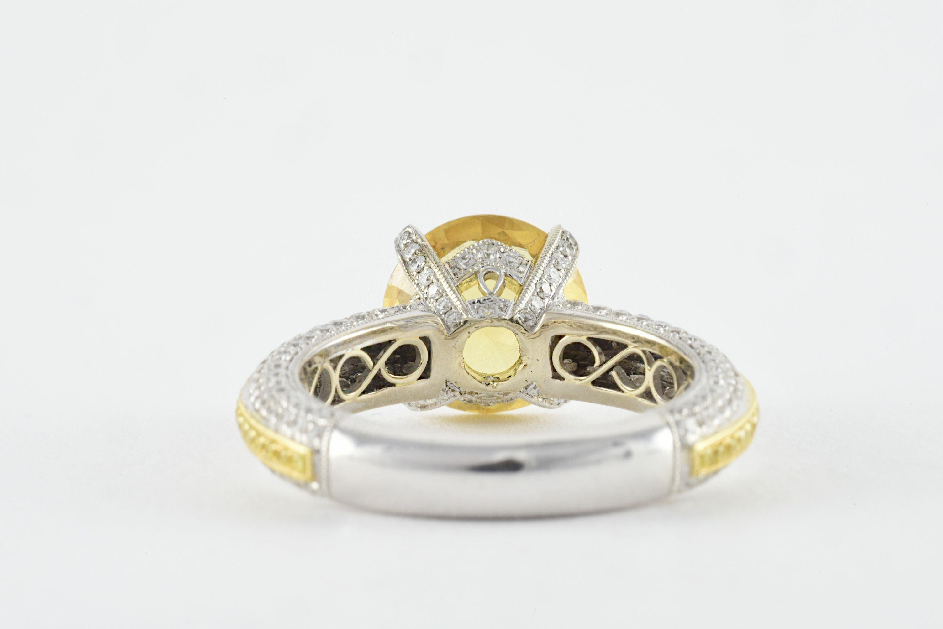 simon g sapphire and diamond ring