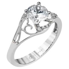 Simon G Open Filigree Engagement Mounting