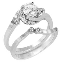 Simon G White Gold Engagement Mounting