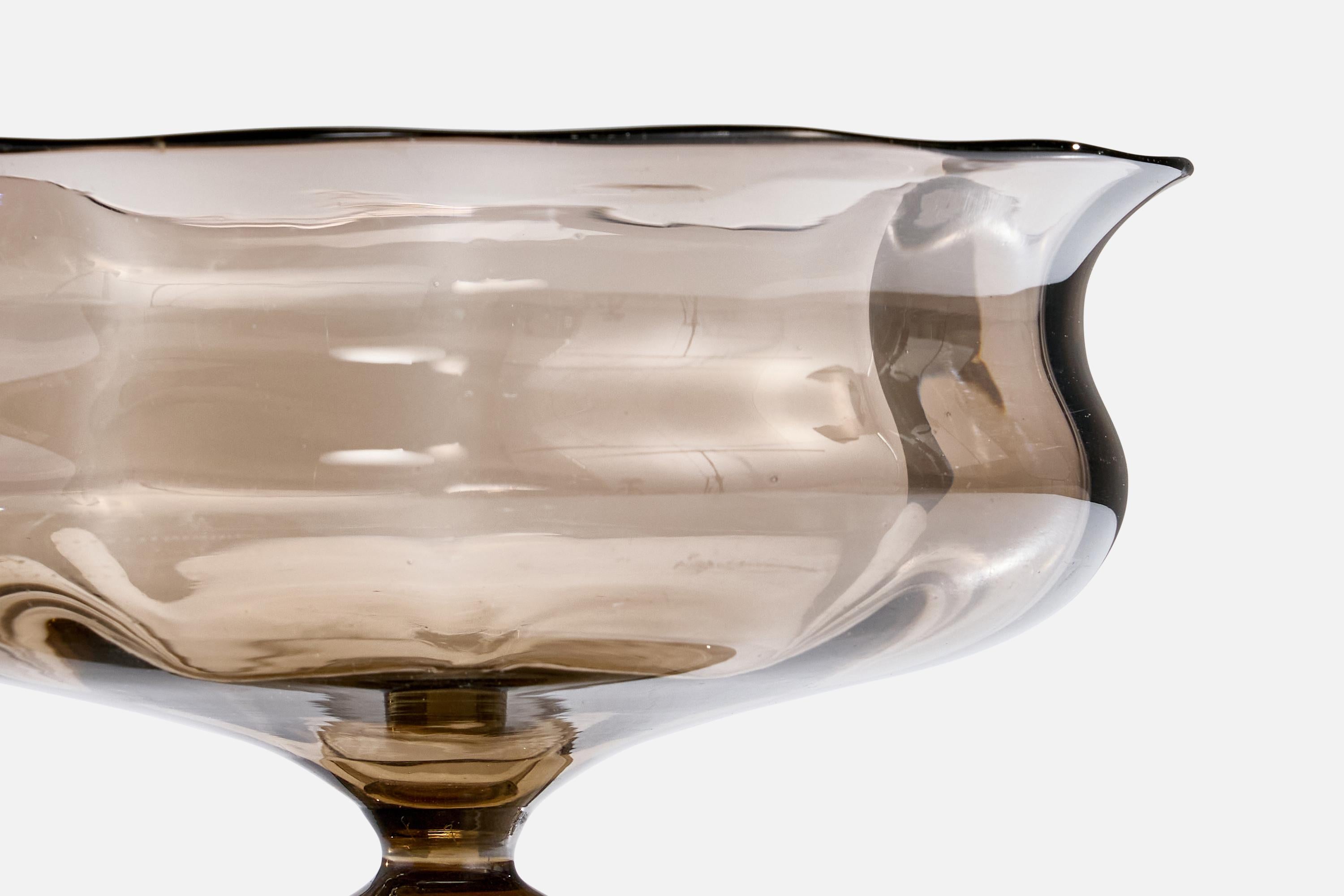 Mid-20th Century Simon Gate, Bowl, Glass, Sweden, 1930s For Sale