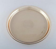 Simon Gate for Orrefors, Art Deco Liqueur Set in Smoky Mouth-Blown Art Glass