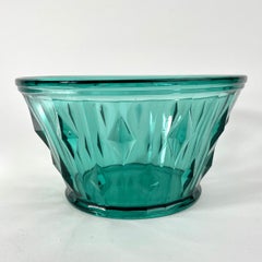 Simon Gate pour Orrefors - Bol en verre pressé Art déco, Suède, vers 1930