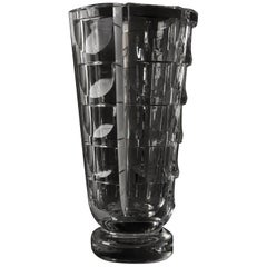 Simon Gate for Orrefors Geometric Cut Crystal Vase