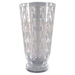 Simon Gate for Orrefors, "Tusen Fönster" "Thousand Windows" Art Deco Vase