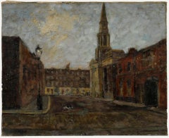 Simon Goldberg (1916-2002) - 1944 Oil, A Dog's Day Out