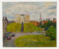 Simon Goldberg (1916-2002) - 2000 Oil, Clifford's Tower, York
