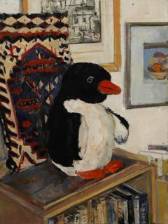 Simon Goldberg (1916-2002) - 2000 Öl, Penguin