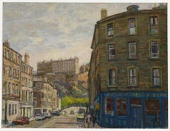 Simon Goldberg (1916-2002) - 20th Century Oil, Blue Blazer, Edinburgh
