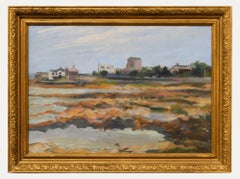 Simon Goldberg (1916-2002) - Olio del XX secolo, Torre di Joyce di Sandykes