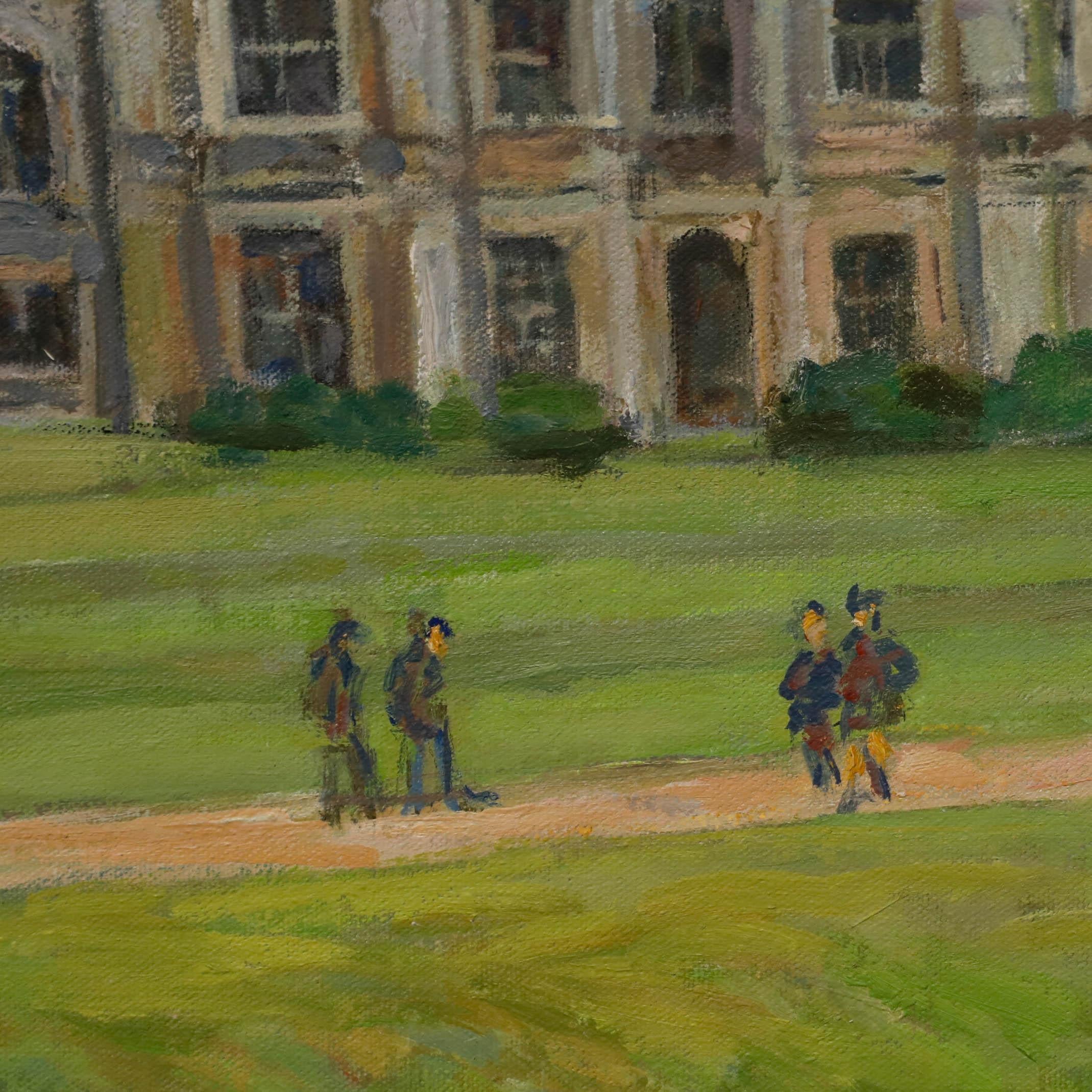 Simon Goldberg (1916-2002) - Olio del XX secolo, St. Johns College, Cambridge in vendita 3