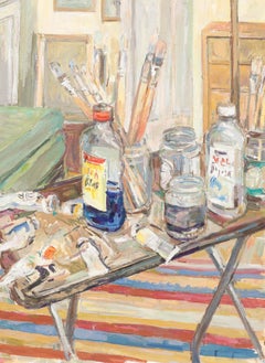 Simon Goldberg (1916-2002) - 20th Century Oil, The Artist's Studio