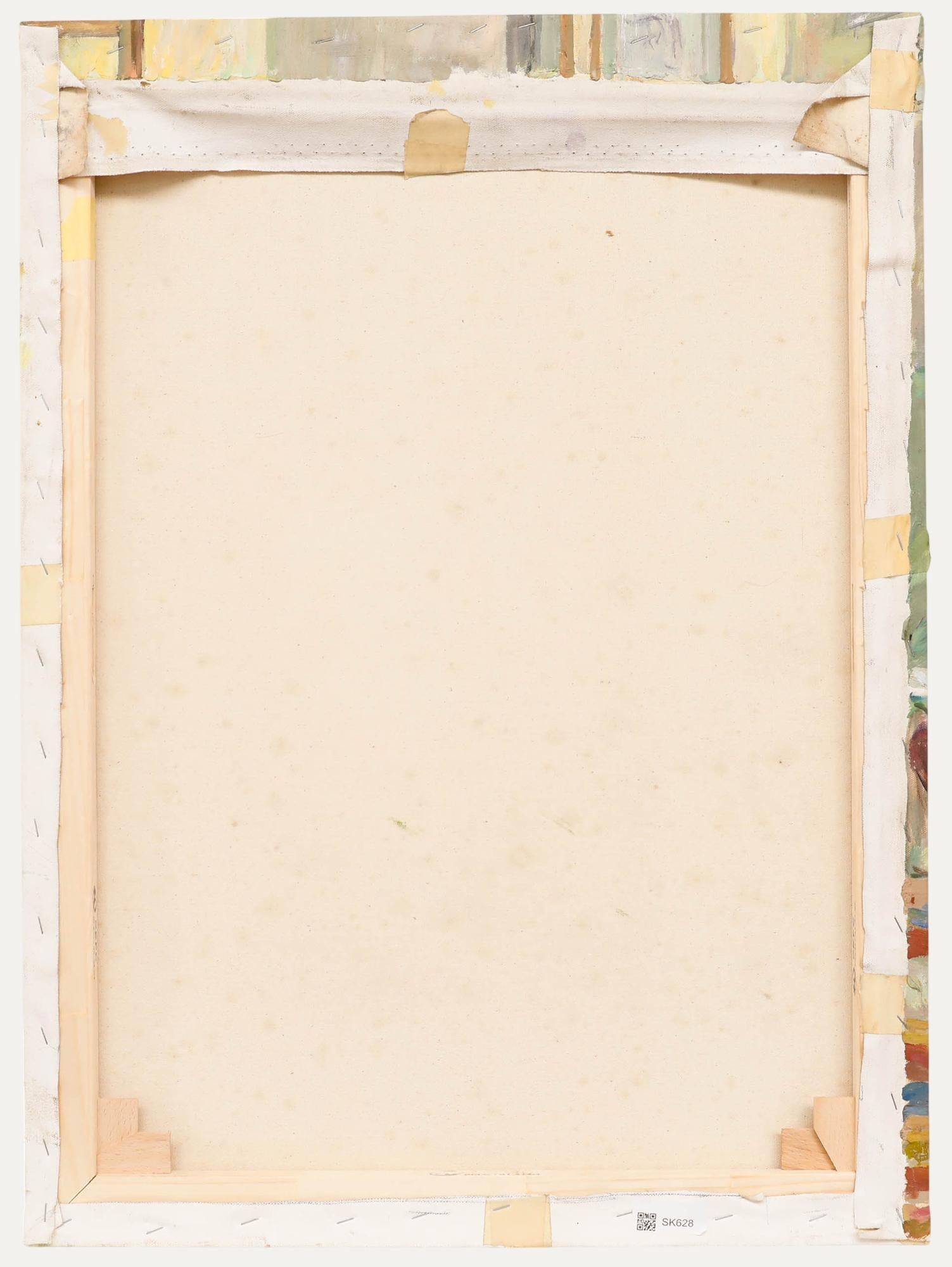 Simon Goldberg (1916-2002) – Ölgemälde des Künstlers, 20. Jahrhunderts, The Artist's Studio im Angebot 2