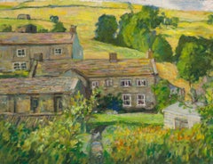 Simon Goldberg (1916-2002) - Mid 20th Century Oil, The Stone Farmhouse