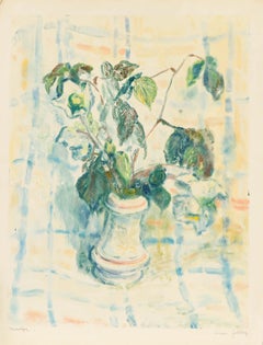 Simon Goldberg (1913-1985) - Monotipo della metà del XX secolo, steli in vaso