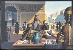 Mesopotamian Artisans (Illustration Cover Art, Ridgefield CT Artist)