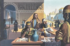 Mesopotamian Artisans (Illustration Cover Art, Ridgefield CT Artist)