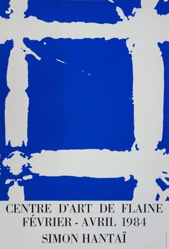 Blau Tabula - Serigraphie (Centre Flaine 1984)