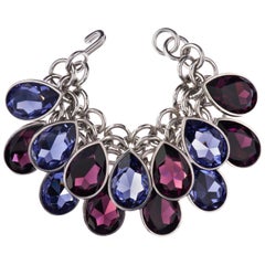 Simon Harrison Aquitaine Crystal Pear Drop Bracelet