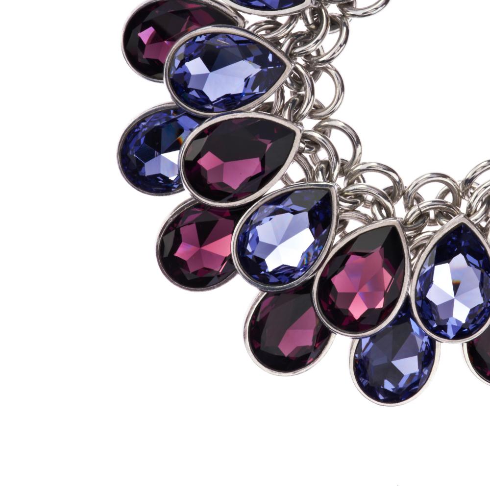 Contemporary Simon Harrison Aquitaine Crystal Pear Drop Necklace For Sale