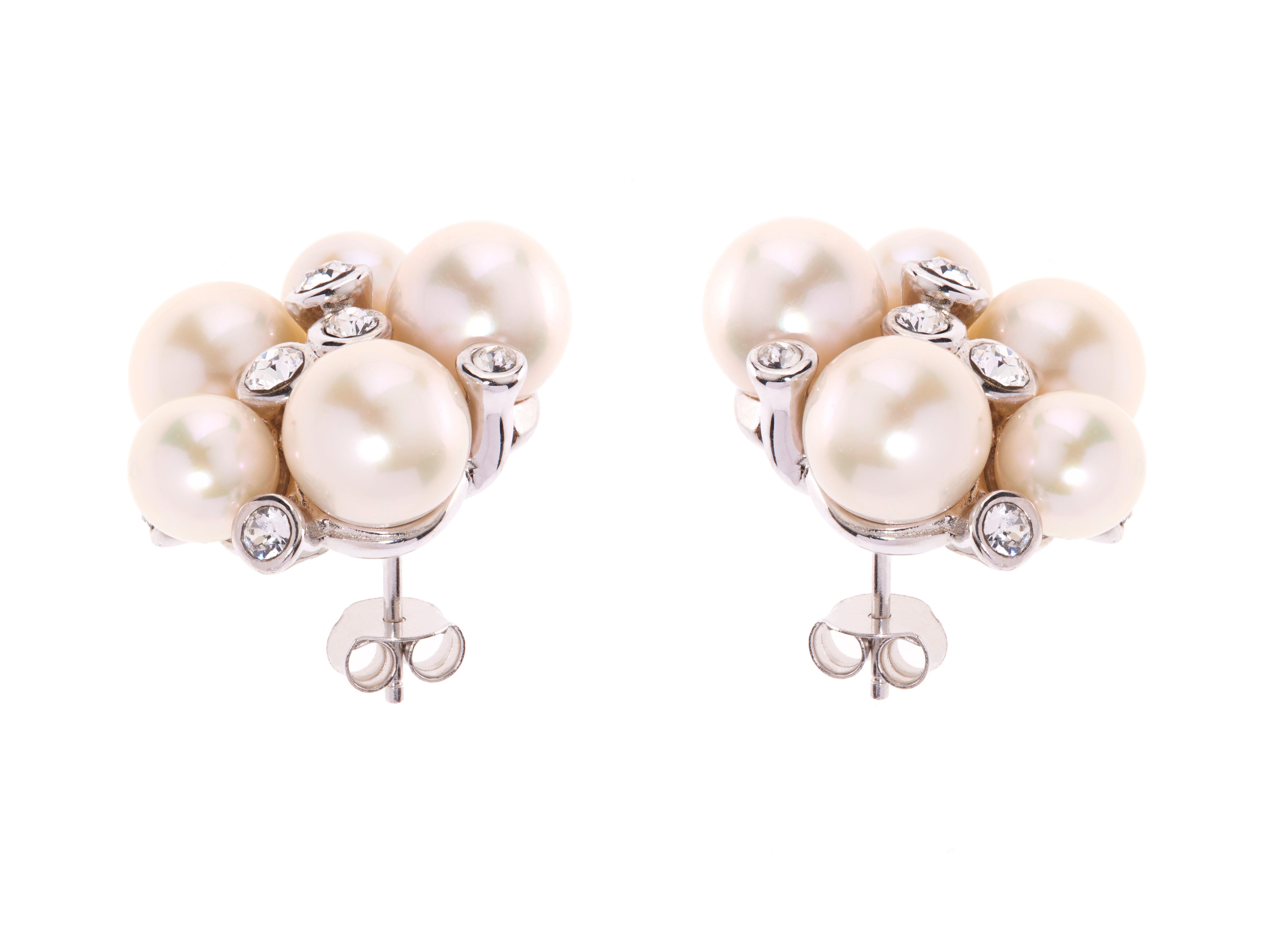 Contemporary Simon Harrison Audrey Freshwater Pearl Earrings For Sale