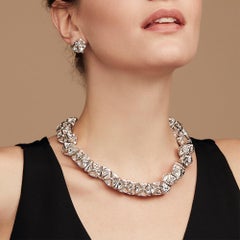 Simon Harrison Ice Flow Crystal Pyramid Necklace